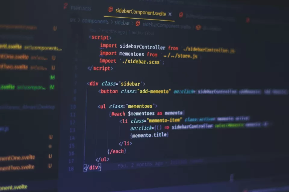 JavaScript code with imports and functions in a dark code editor