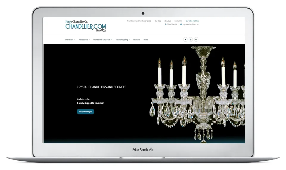 Crystal Chandeliers project screenshot